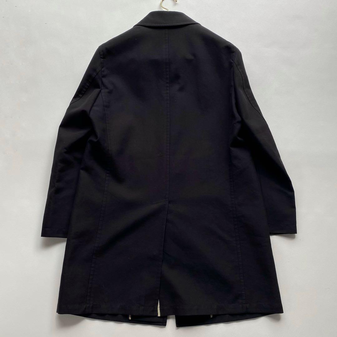 メガチェック/極上品】バーバリーロンドン ステンカラー ライナー 黒 M