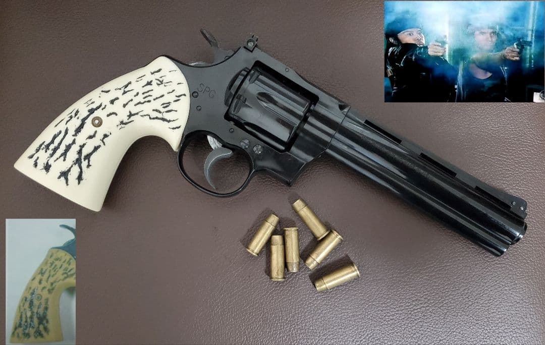 クライムハンター/怒りの銃弾　コルトパイソンブルース仕様　プロップグリップ付