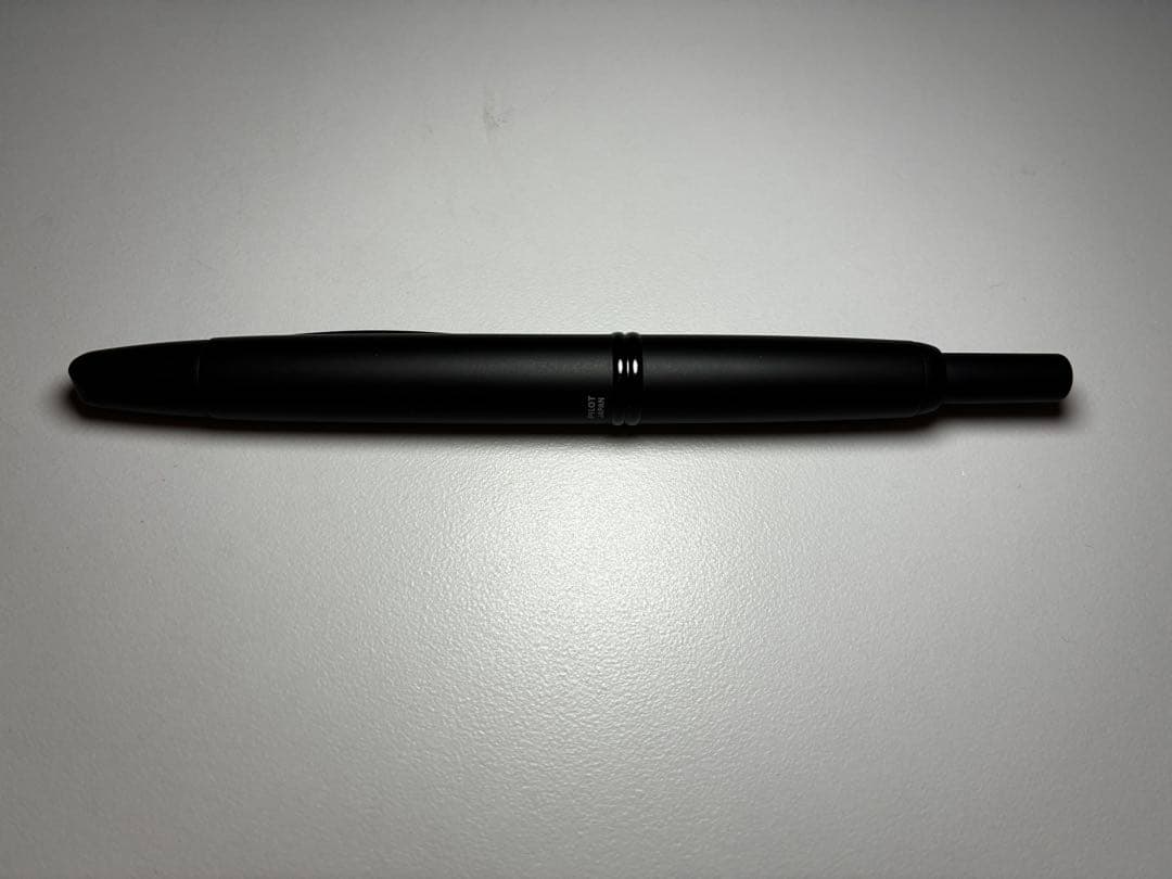 PILOT Capless 万年筆 マットブラック　EF キャップレス