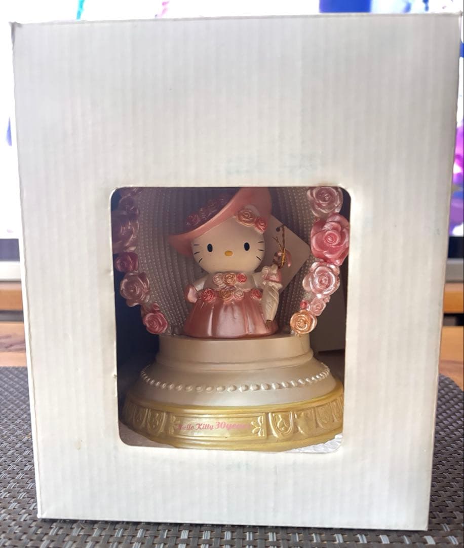 【ジャンク品】ハローキティ 30周年記念 オルゴール　加藤工芸 レア