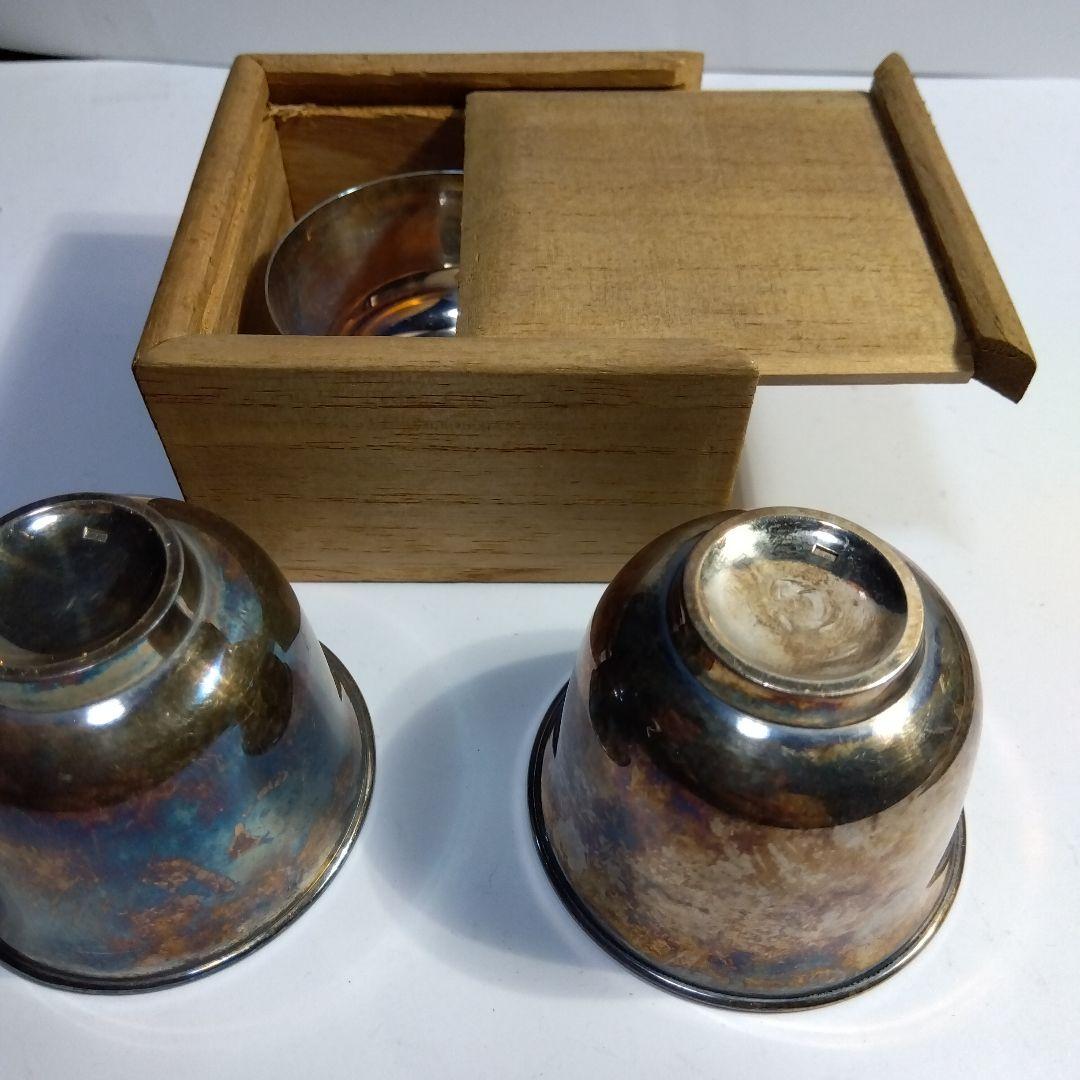 純銀盃3点セット 刻印有り つぶし 本物保証 66g - メルカリ