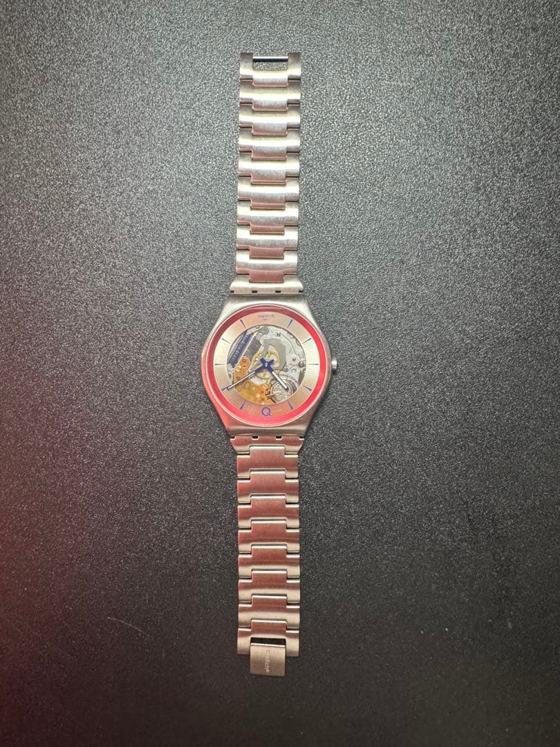 Swatch \"Q\" 007 限定コラボ + swatch正規ステンレスベルト