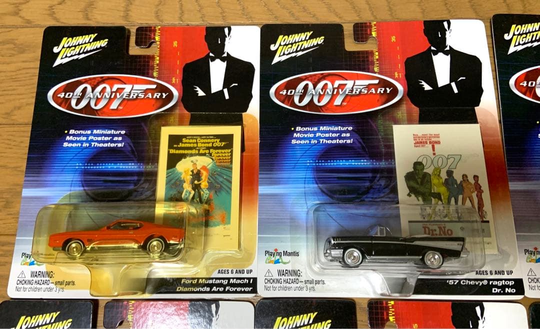 ジョニーライトニング　007 ジェームスボンド 40周年記念　ミニカー　全12種