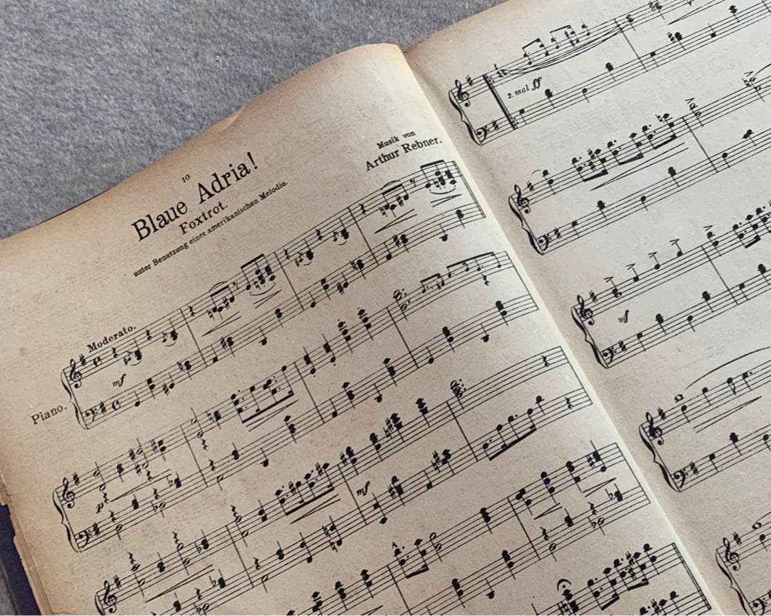 アンティーク　タンゴ　楽譜　1919年　ベルギー出版