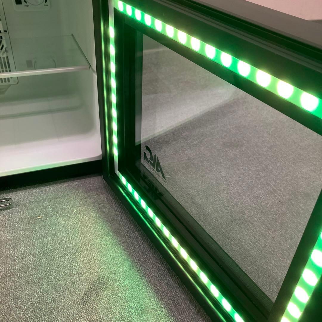 アローン LEDミニ冷蔵庫 ゲーミング冷蔵庫　20L ALG-GMMFL20L