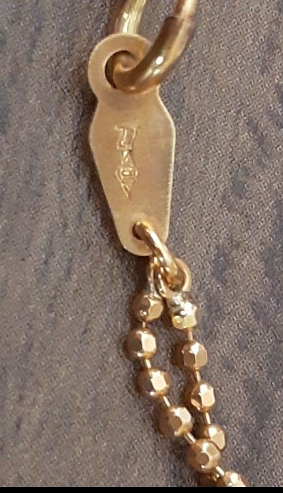 K18 切子ネックレス