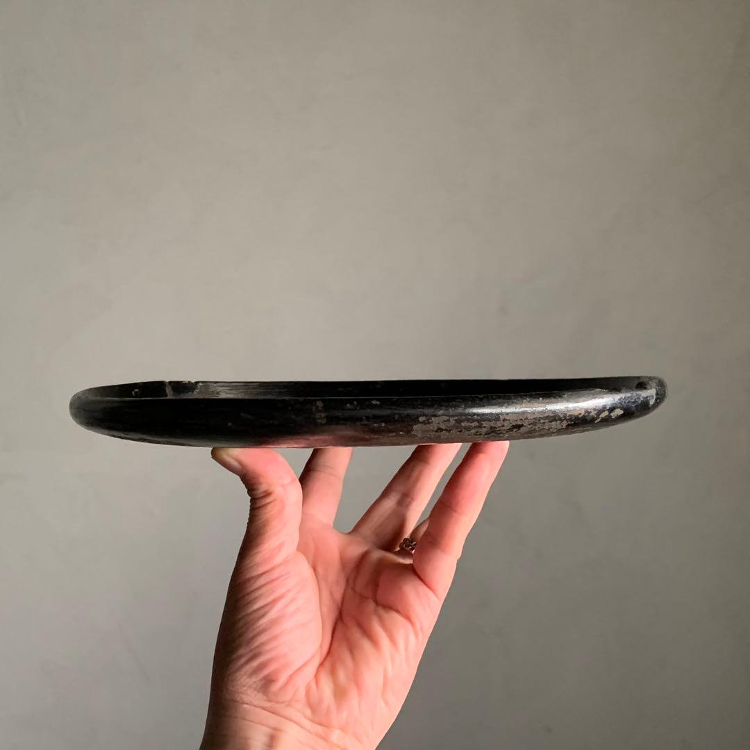 朽木塗 盆 枯れ盆 朽木盆 古道具 古美術 アンティーク 枯れ盆 やつれ盆