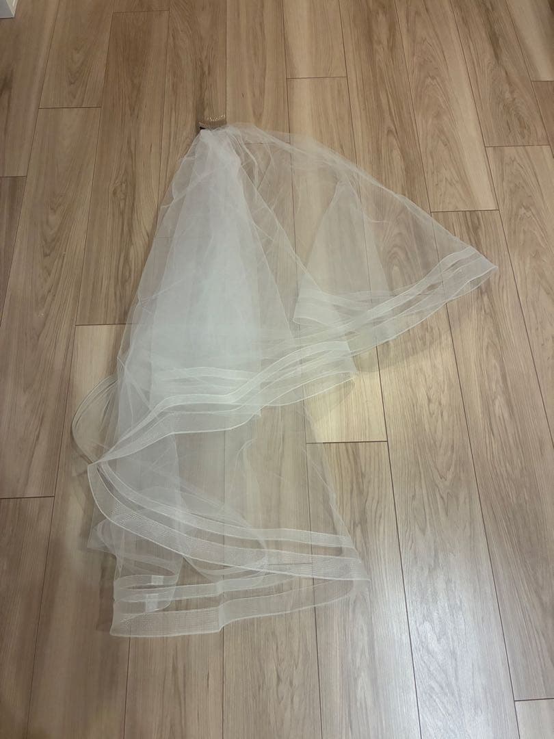 ショートベール TAKAMIBRIDAL ダブルホースヘアベール