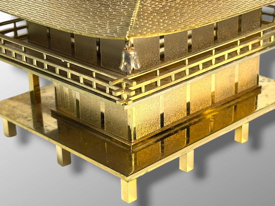 #金閣寺 真鍮製モデル ミニチュア　S-12