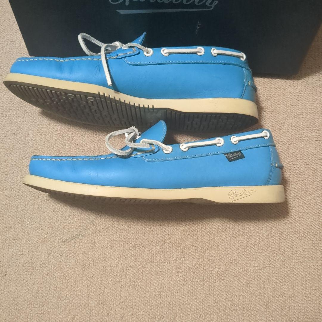 Paraboot デッキシューズ 青