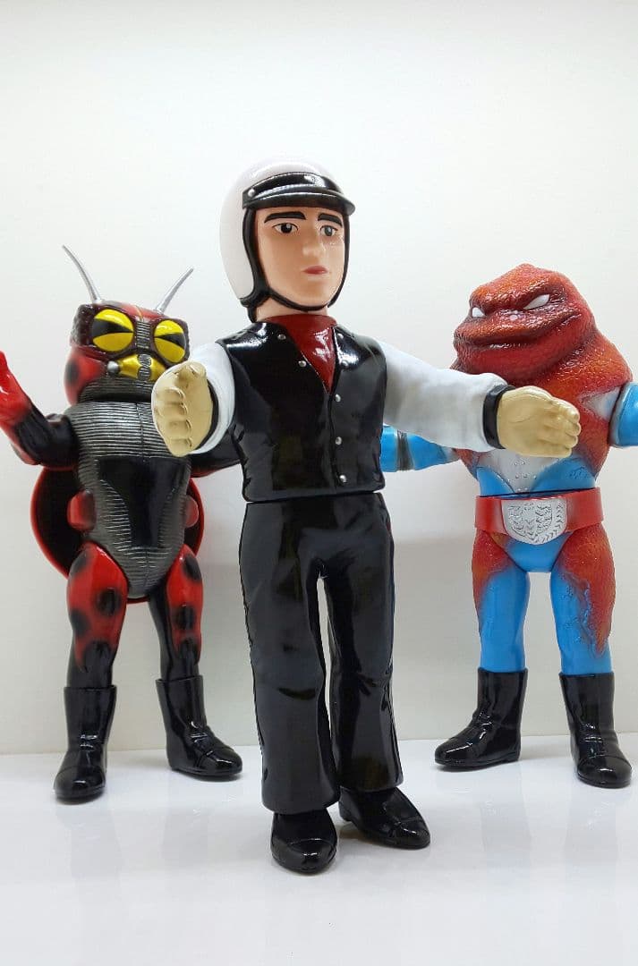 仮面ライダーV3✨風見志郎vsデストロン怪人◆東映レトロソフビコレクション★☆ 仮面ライダーV3✨風見志郎vsデストロン怪人◇東映レトロソフビコレクション