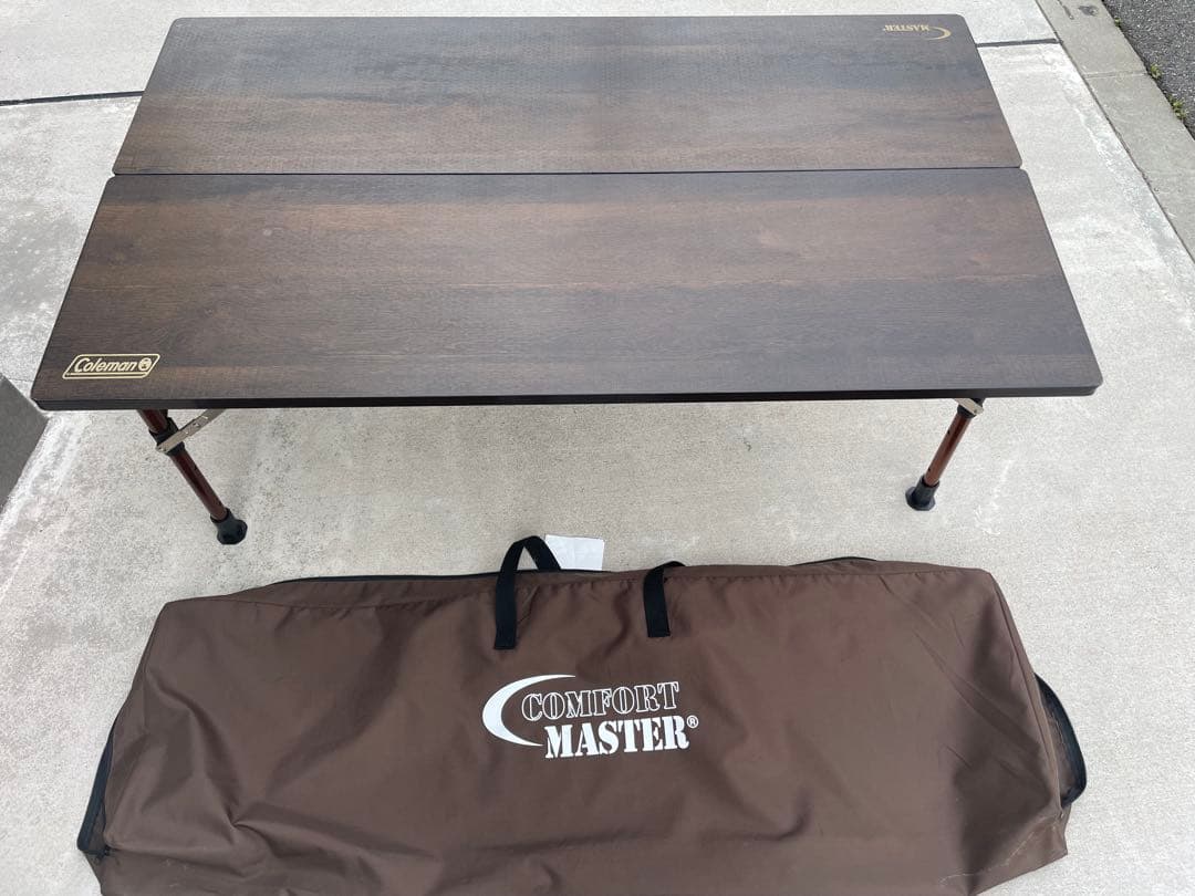 コールマン マスターシリーズ バタフライテーブル120｜中古美品・送料
