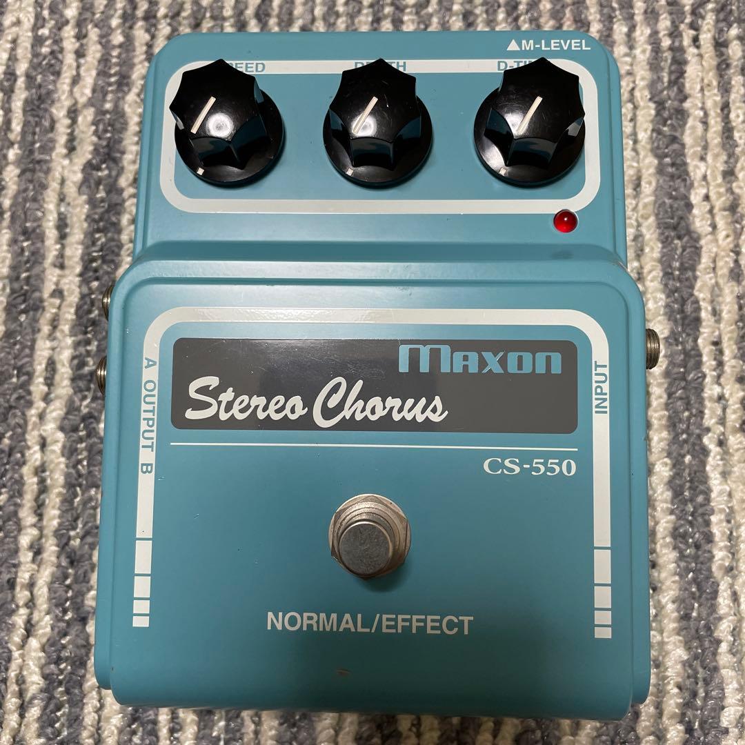 ギター MAXON Stereo Chorus CS-550 Maxon CS-550 Stereo Chorus Pedal - YouTube