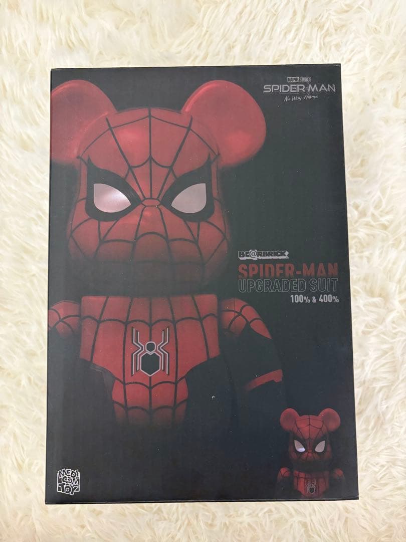 BE@RBRICK ベアブリック 100% & 400% スパイダーマン - メルカリ