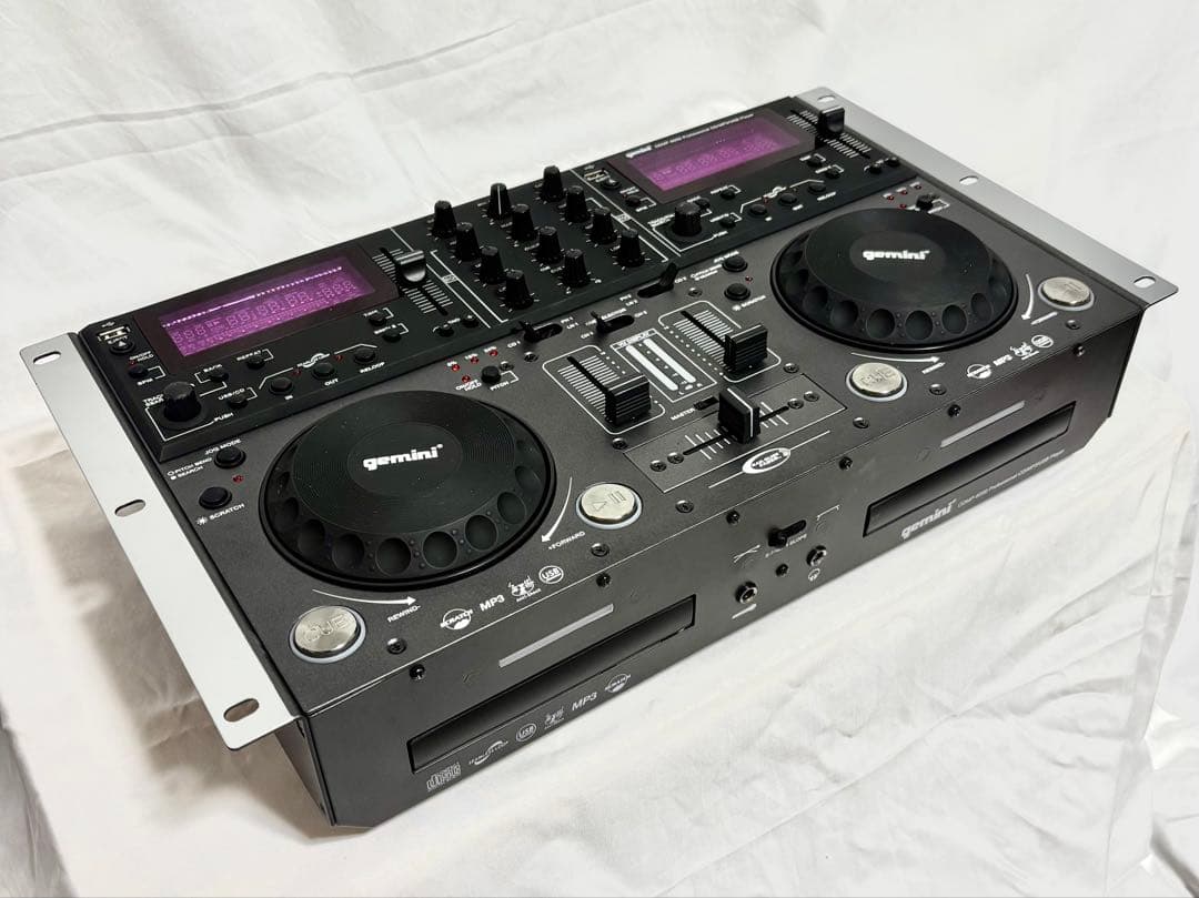 gemini DJミキサー/CDプレーヤー CDMP-6000 ハードケース付