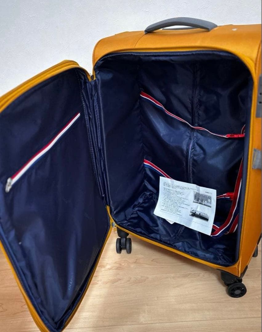 未使用品❣️ VERAGE べラージ ダブルキャスター キャリーケース オレンジ