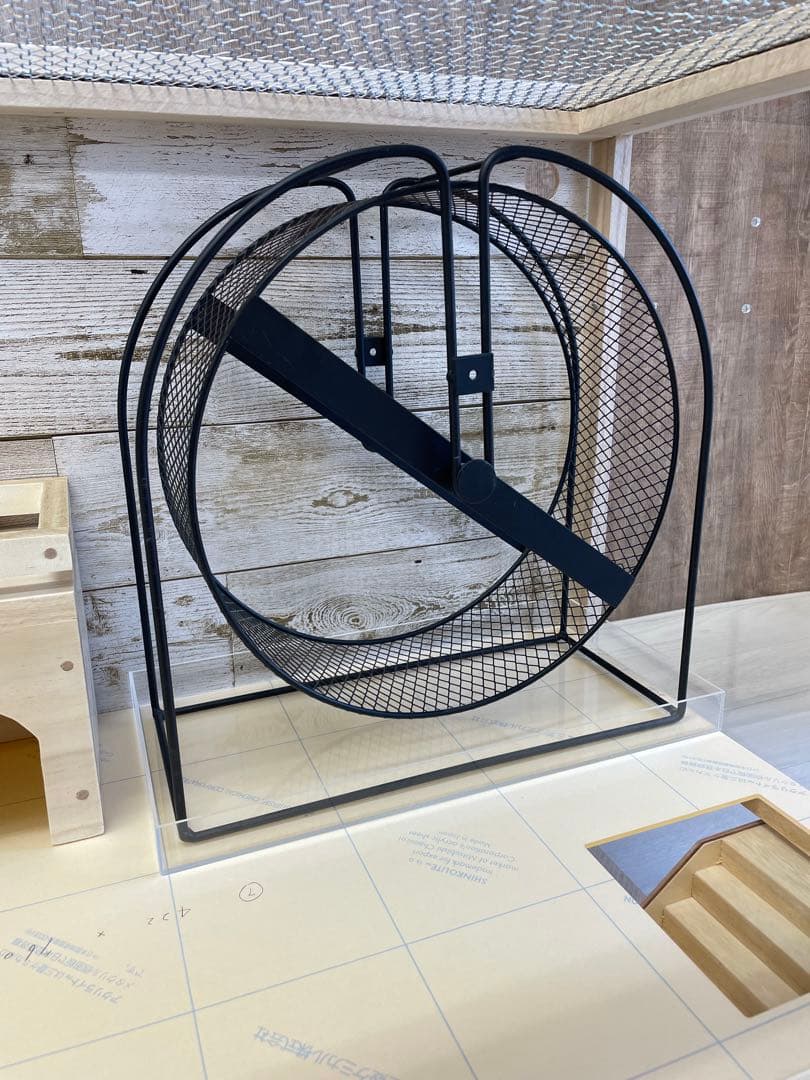 FandK爬虫類木製ケージ ハリネズミ2階建仕様 800×450×670