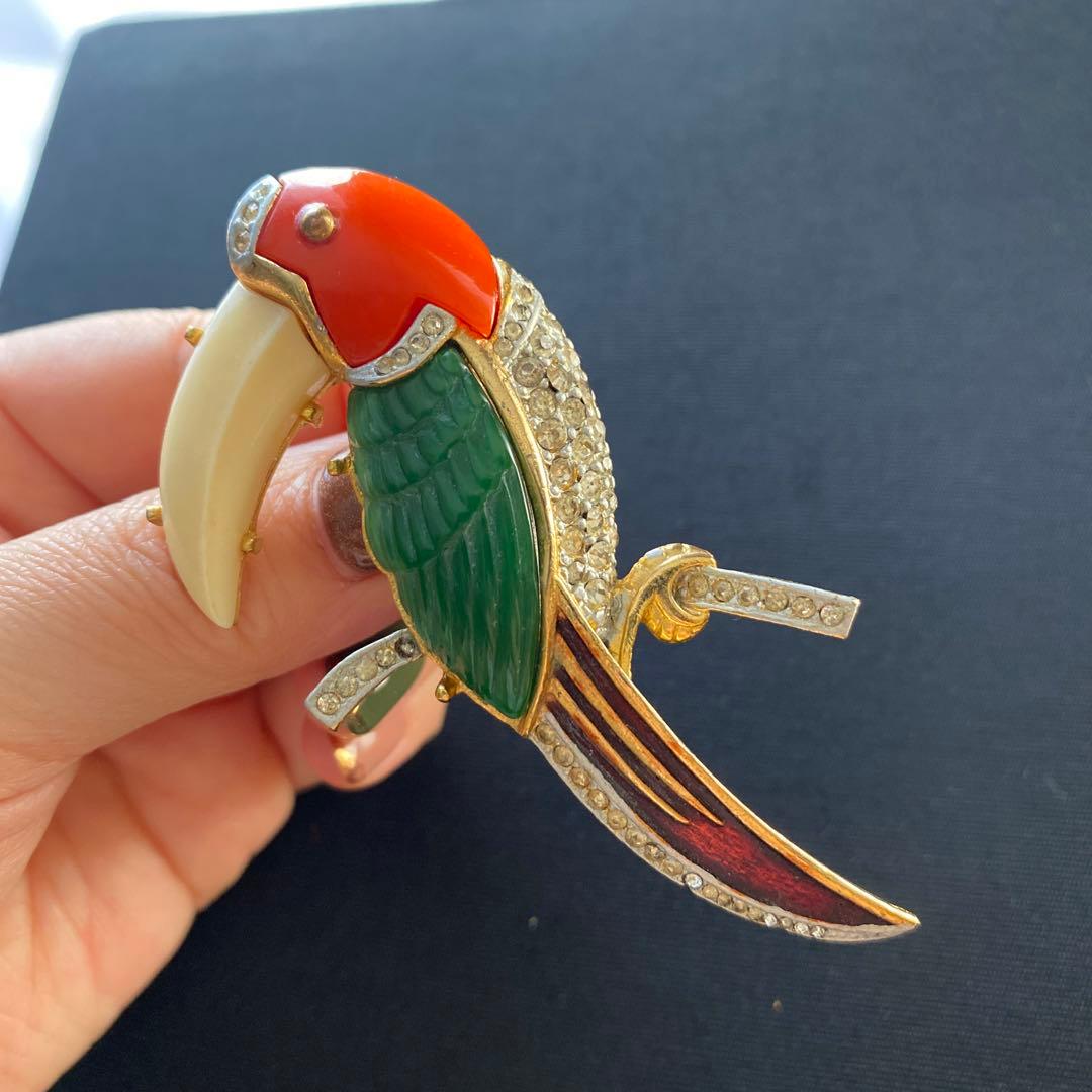 ヴィンテージ ブローチ 数字刻印