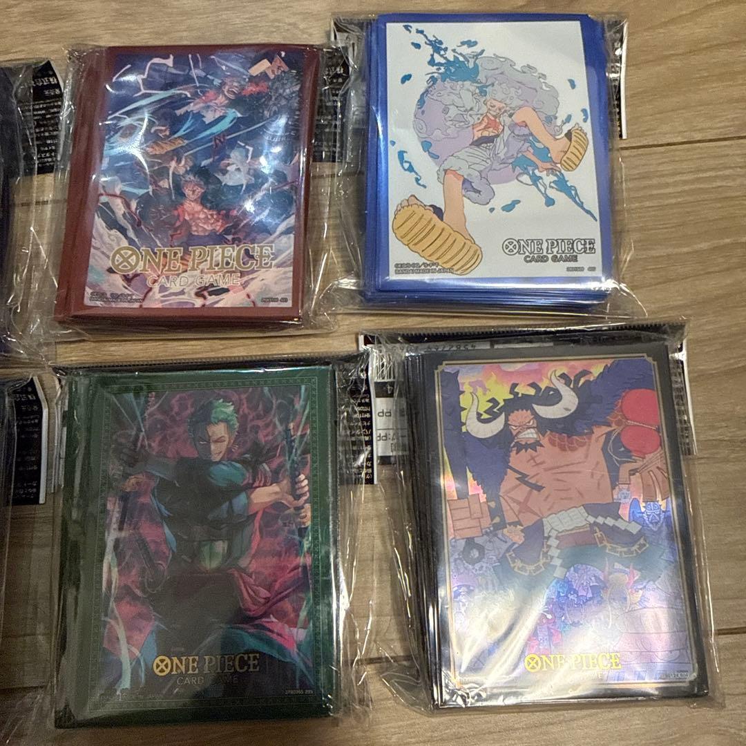 新品未開封ワンピース カードゲーム 公式 スリーブ まとめ6個 - メルカリ