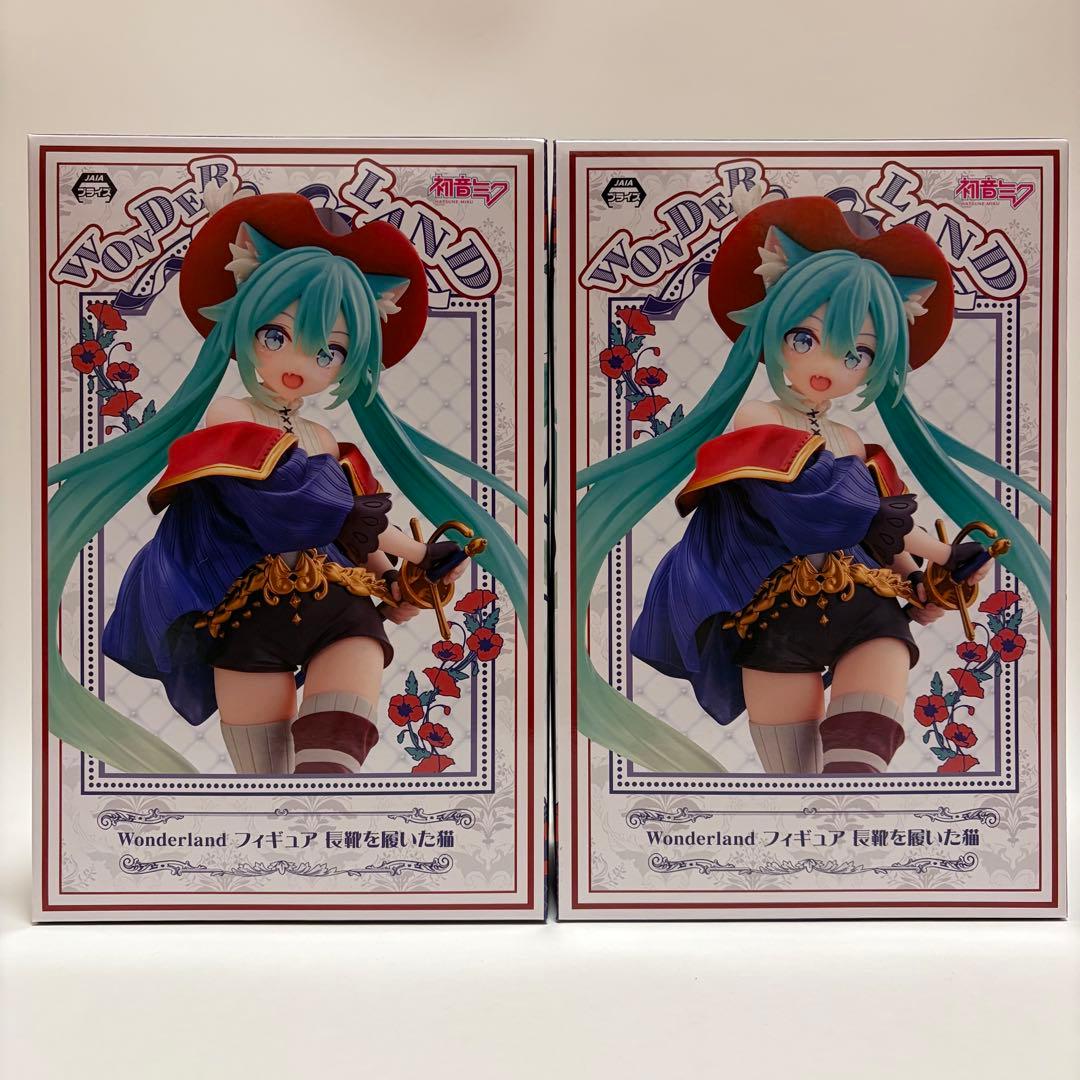初音ミク Wonderland フィギュアセット 長靴を履いた猫 - メルカリ