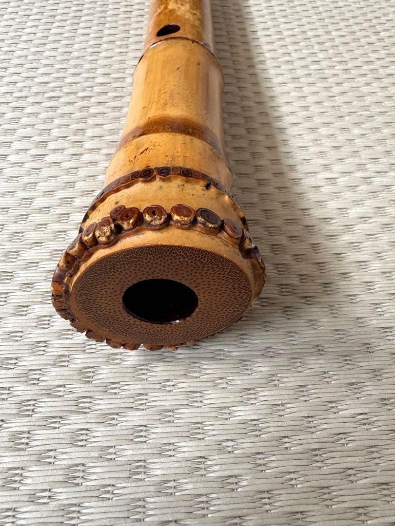 尺八 琴古流 容山銘 2尺管（6孔あり） 楽器・機材