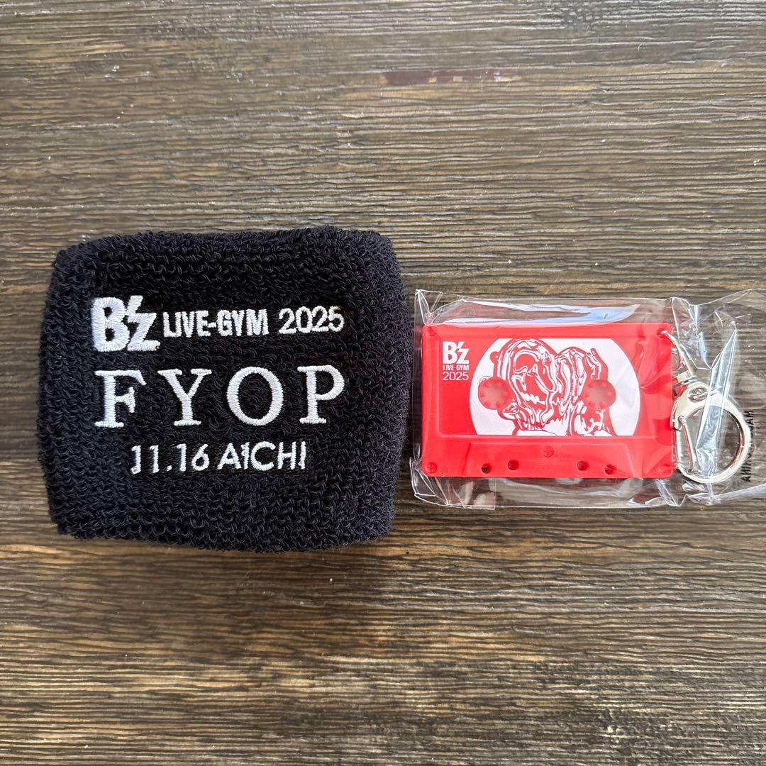 B'z 2025-FYOP-愛知会場限定 ガチャ リストバンド/カセットチャーム B