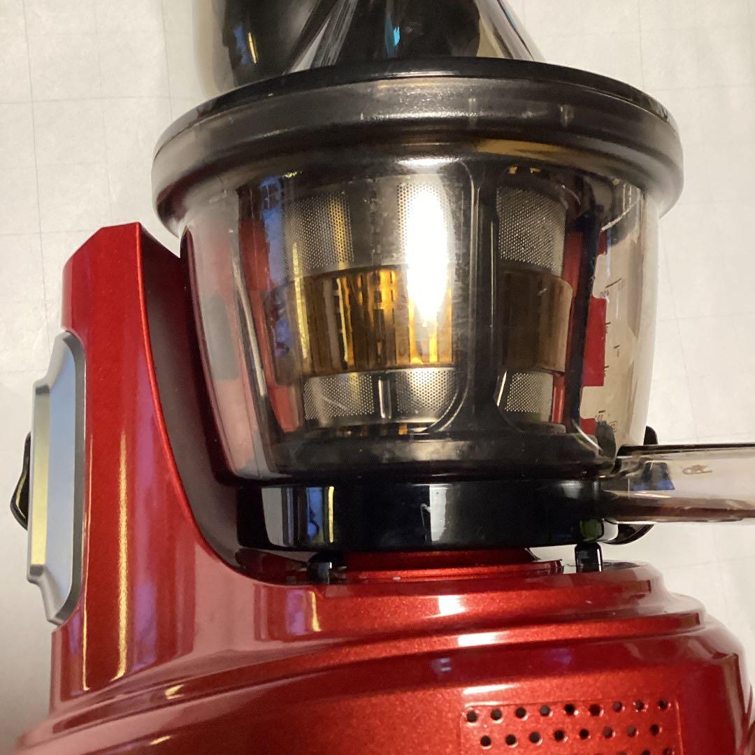 クビンス スロージューサー レッド フローズンデザートストレーナー