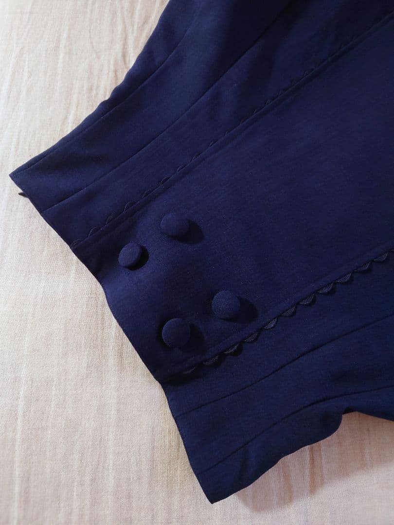 InnocentWorld ハイウエストスカート ネイビー 紺