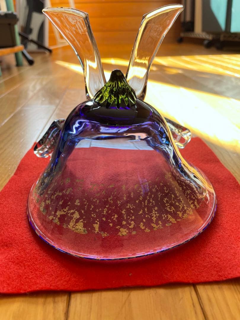 五月節句 クリスタルガラス 兜