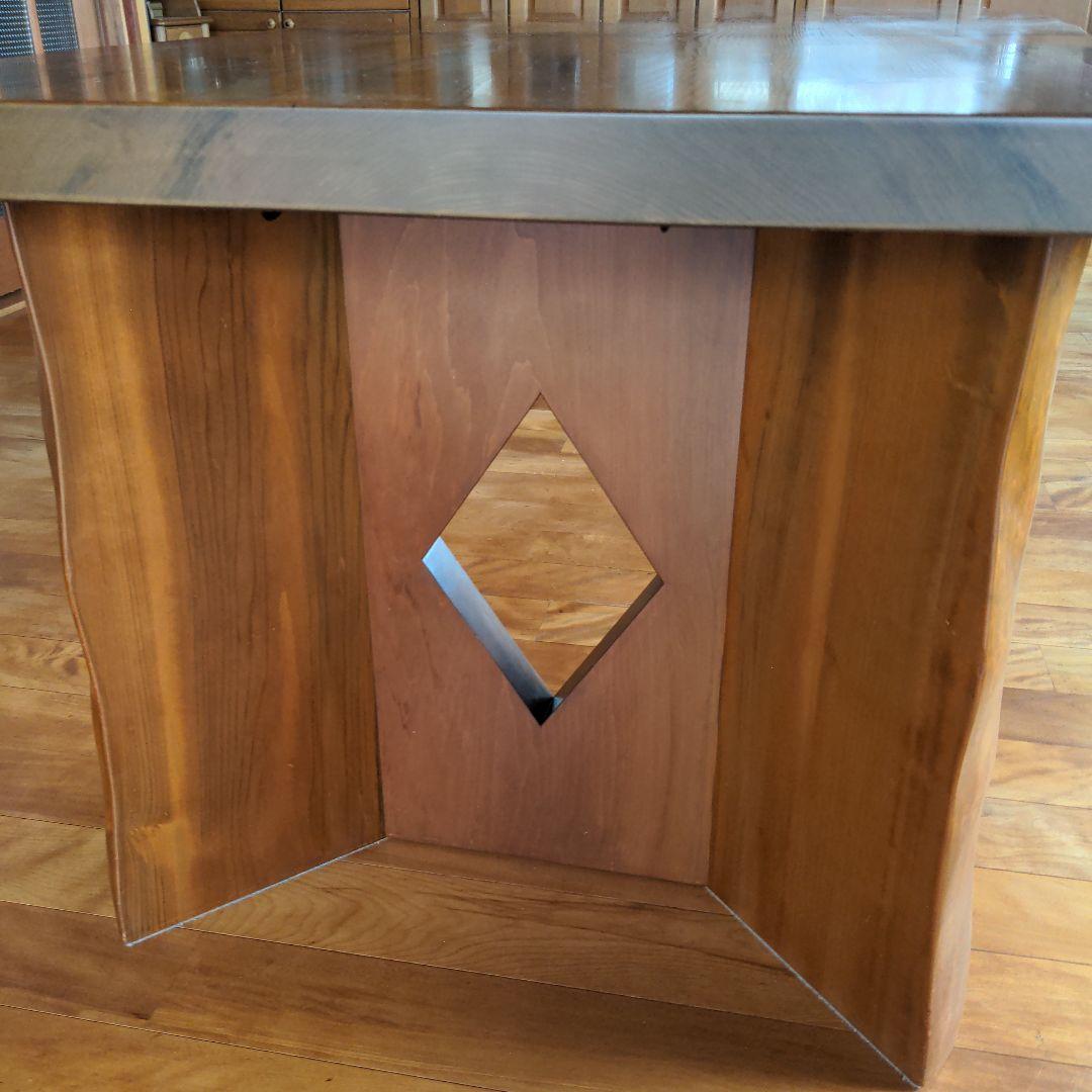 桂一枚板　ダイニングテーブル　240cm長テーブル