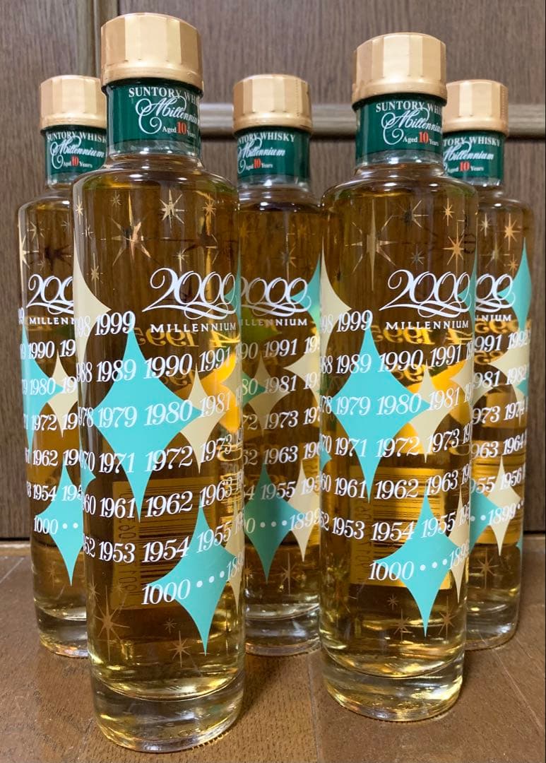 未開封　サントリー ミレニアム　ウイスキー　プチ　10年　2000 5本セット 未開封 サントリー ミレニアム ウイスキー プチ 10年 2000 5本セット