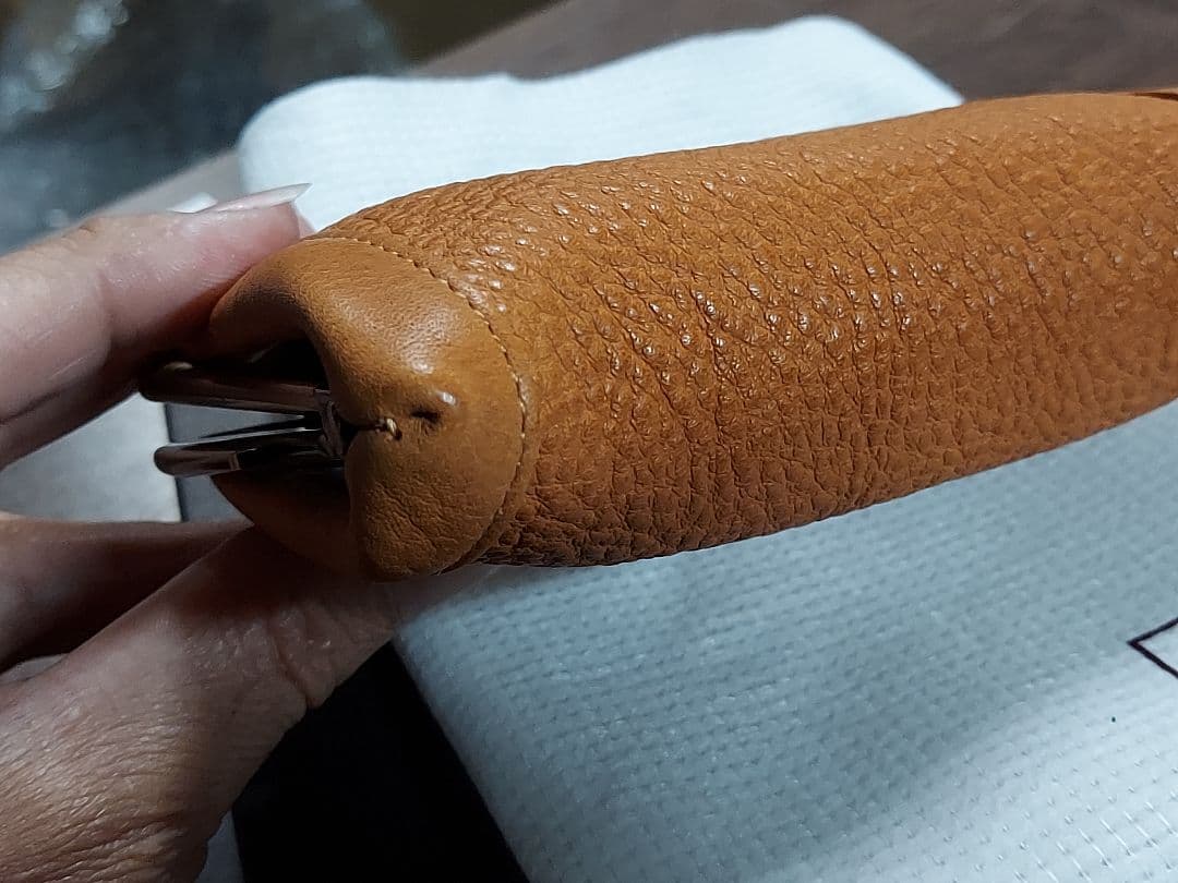 土屋鞄製造所　がま口財布　ブラウン　とてもキレイな状態です