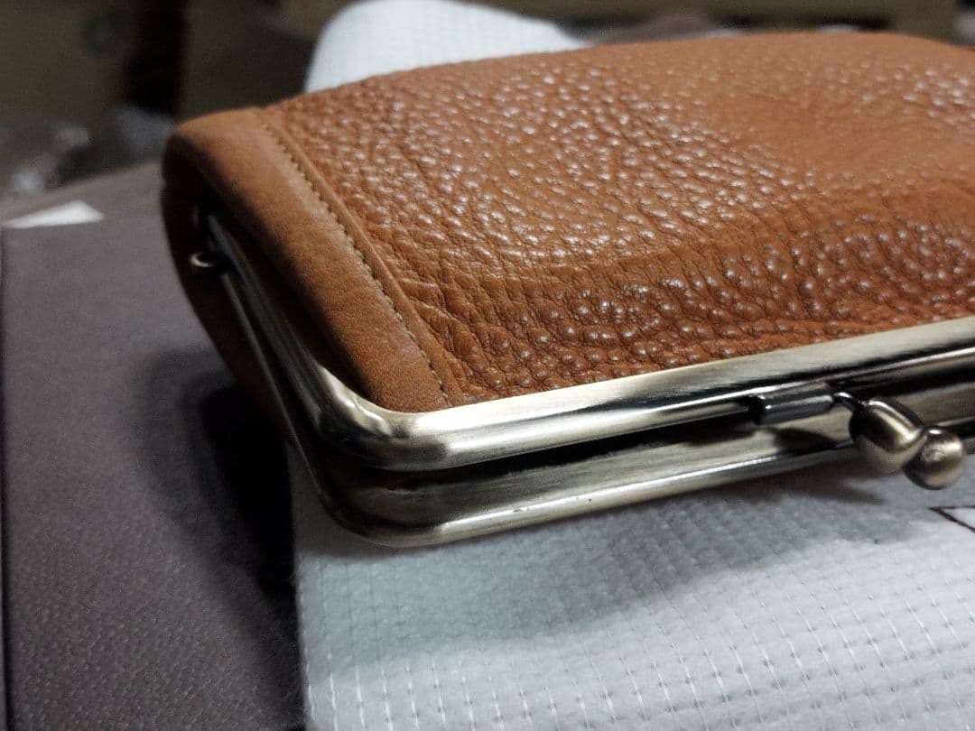 土屋鞄製造所　がま口財布　ブラウン　とてもキレイな状態です