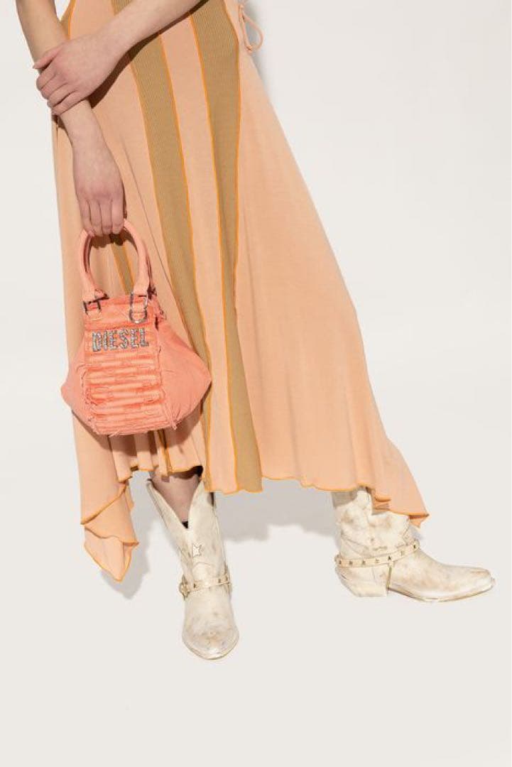 新品未使用 DIESEL ハンドバッグ 2way D-VINA-C ピンク