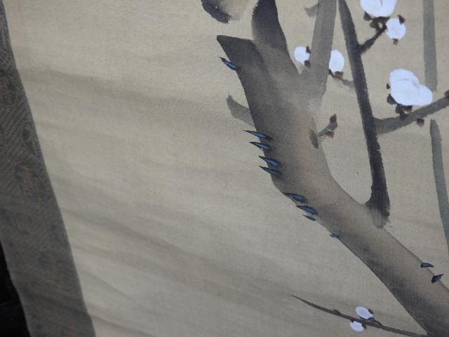 酒井抱一　梅図　掛軸　M1000