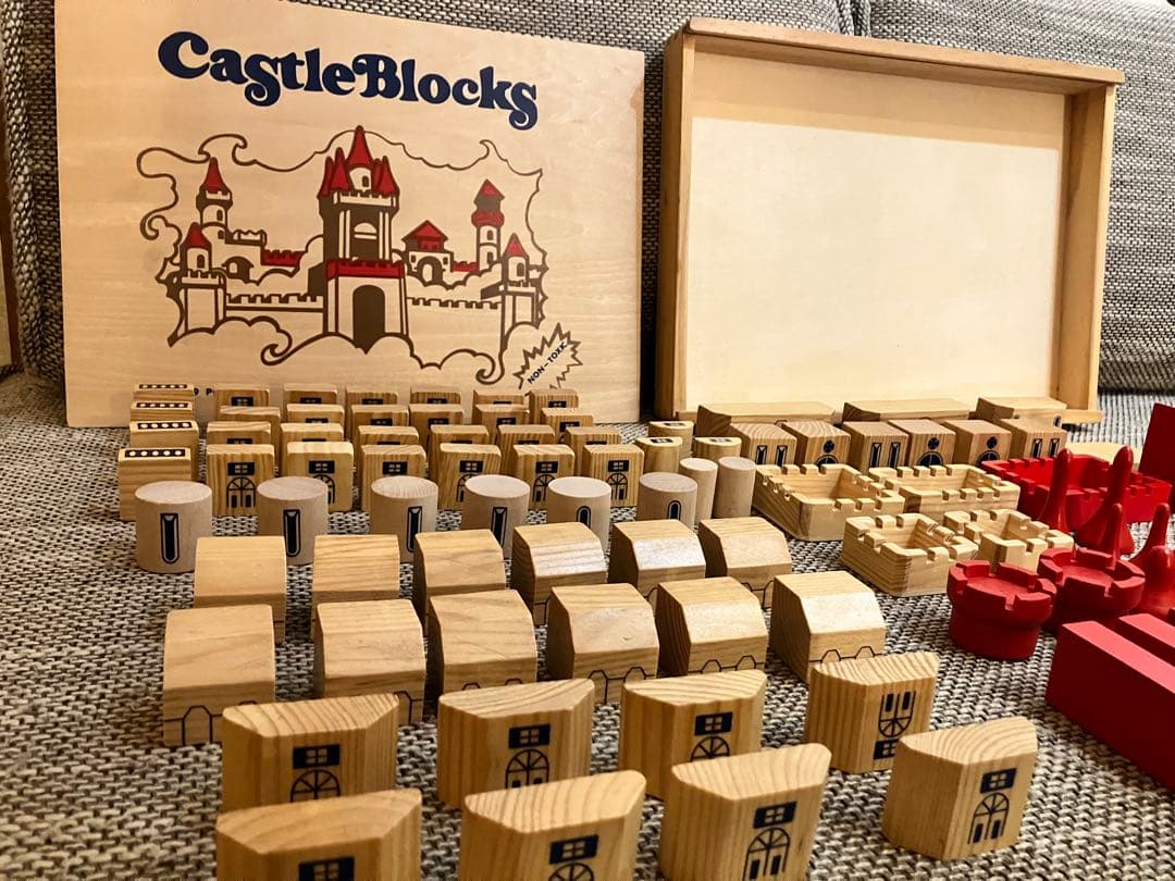 MILAN ミラン　キャッスルブロック お城 積み木 レア品 108ピース