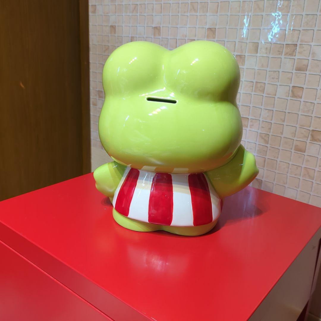 SANRIO・サンリオ・けろけろけろっぴ・当時物・陶器・貯金箱・大きめ・単品