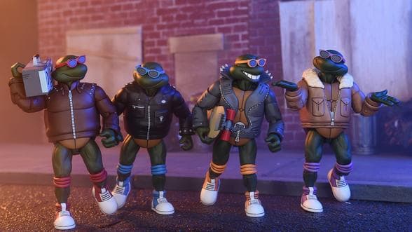 NECA】新品 正規品 パンク・タートルズ TMNT フィギュア 4PK - メルカリ