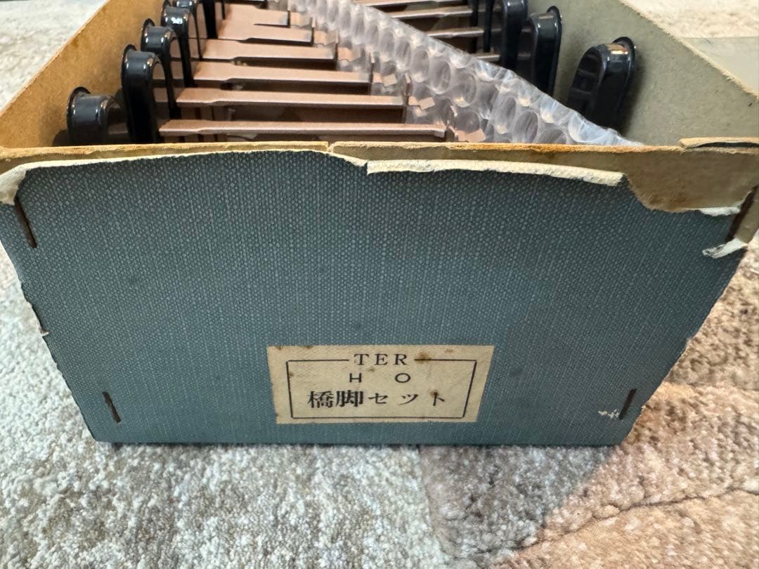 【希少】HOゲージ エンドウ製 橋脚セット シルバー！