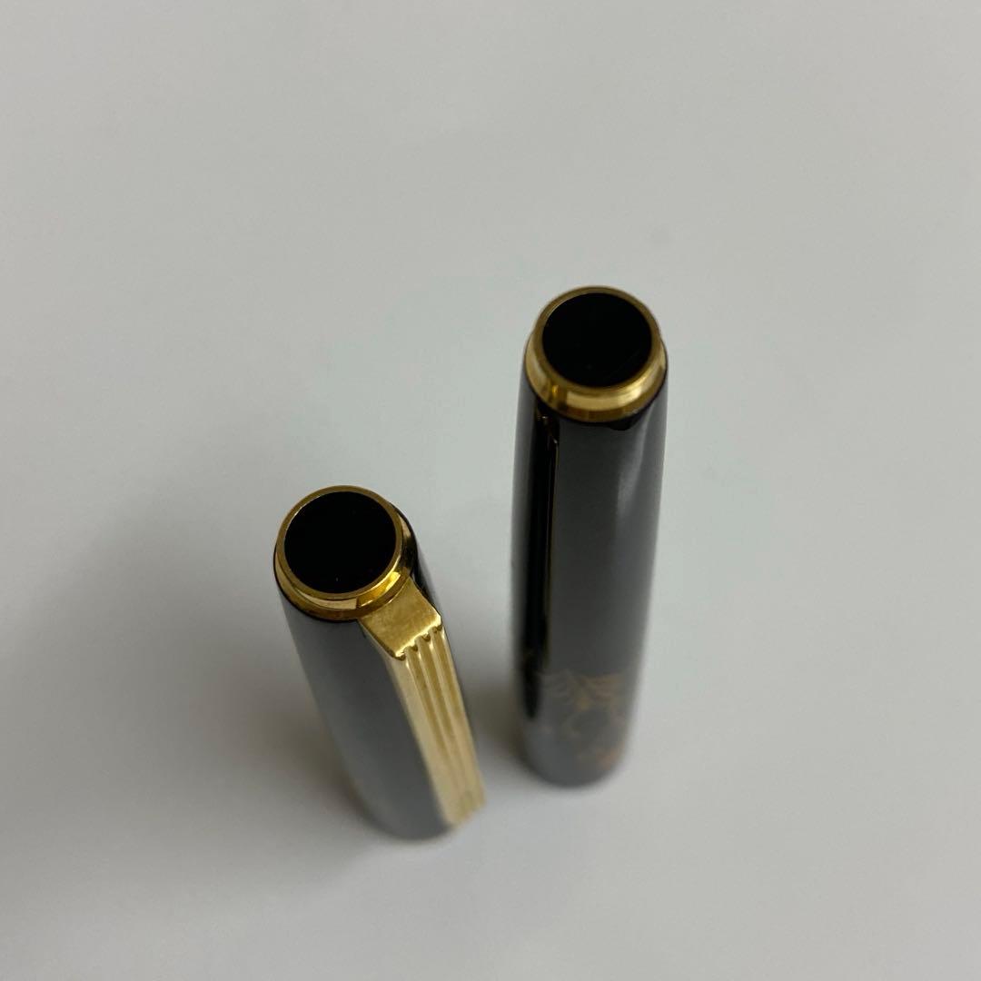 未使用 パイロット 万年筆 金色 花柄 750 18k 撫子 國光曾 ゴールド