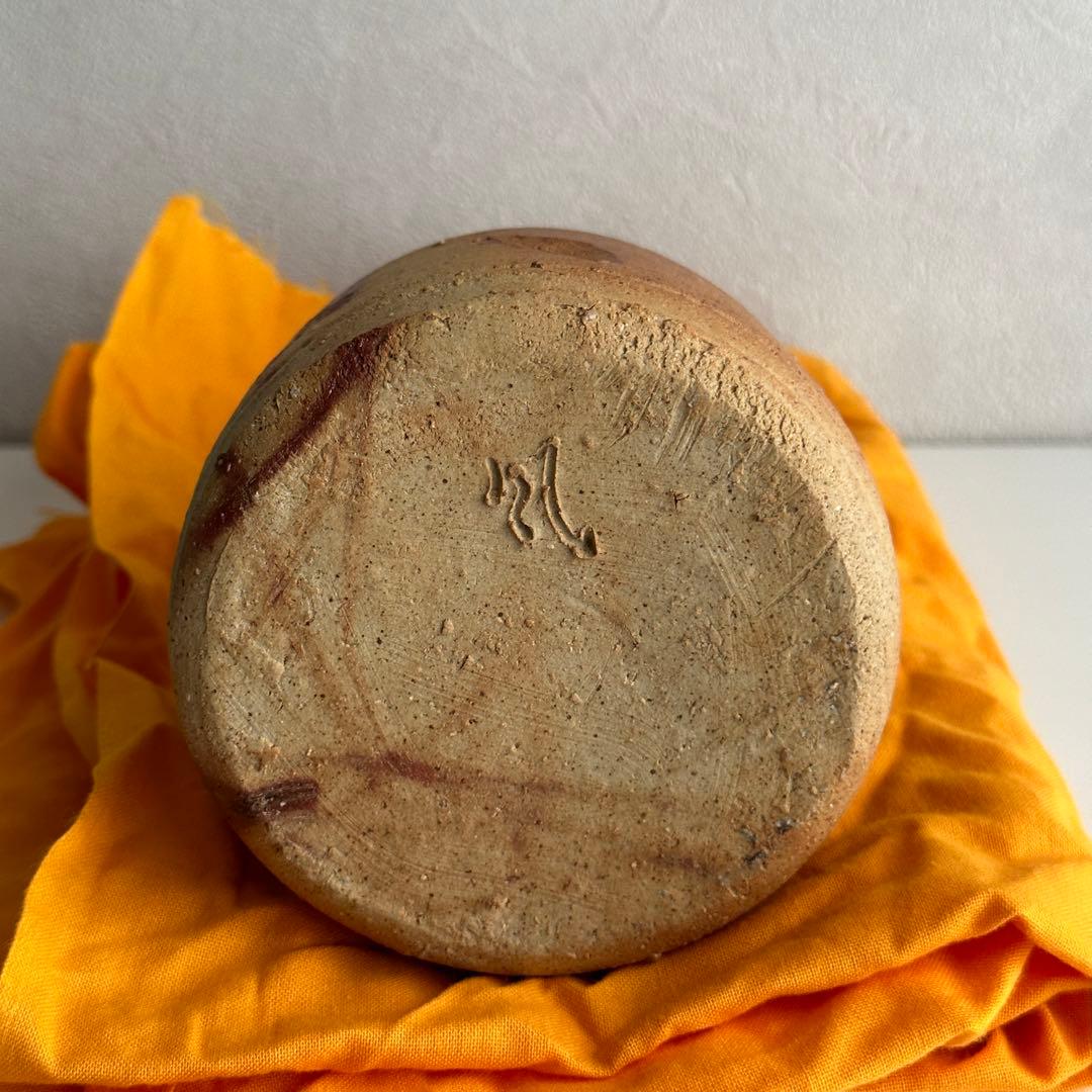 森風来 備前 花器 緋襷 花入 共箱