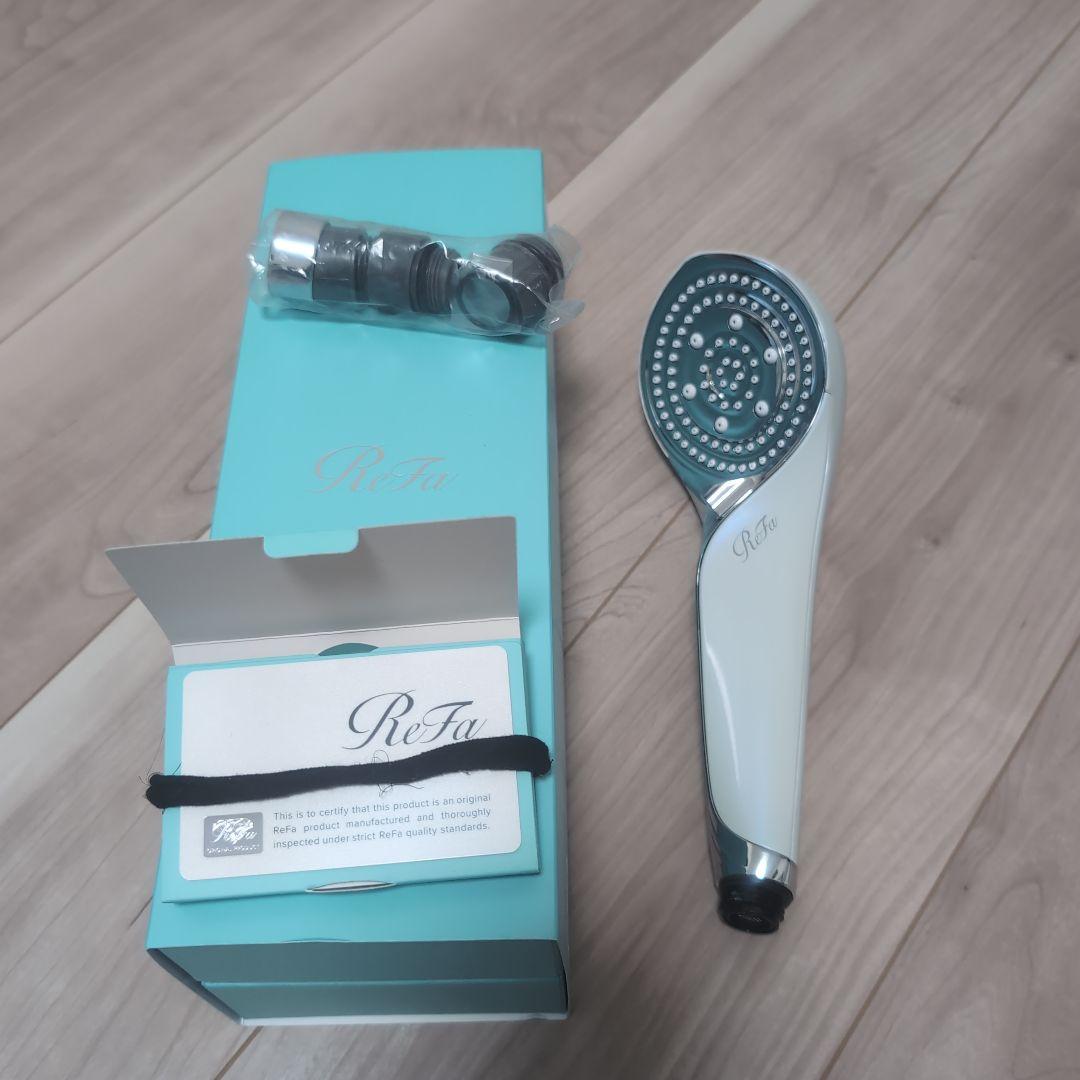 RiFa シャワーヘッド ホワイト・シルバー ReFa FINE BUBBLE U/リファファインバブル U（シルバー/ホワイト