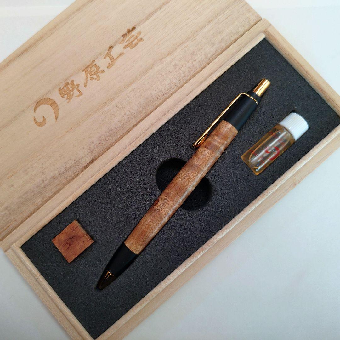 野原工芸】マーブルウッド シャープペンシル（旧型／ゴールド） - メルカリ