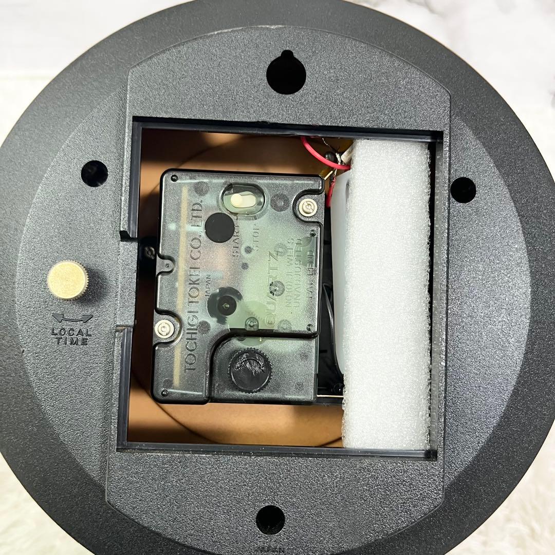 YAESU ヤエス】QTR-24 ワールドクロック 世界時計 木製フレームの通販