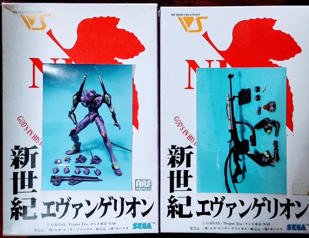 エヴァンゲリオン初号機＆ポジトロン(旧TV版)ボークス キャスト製