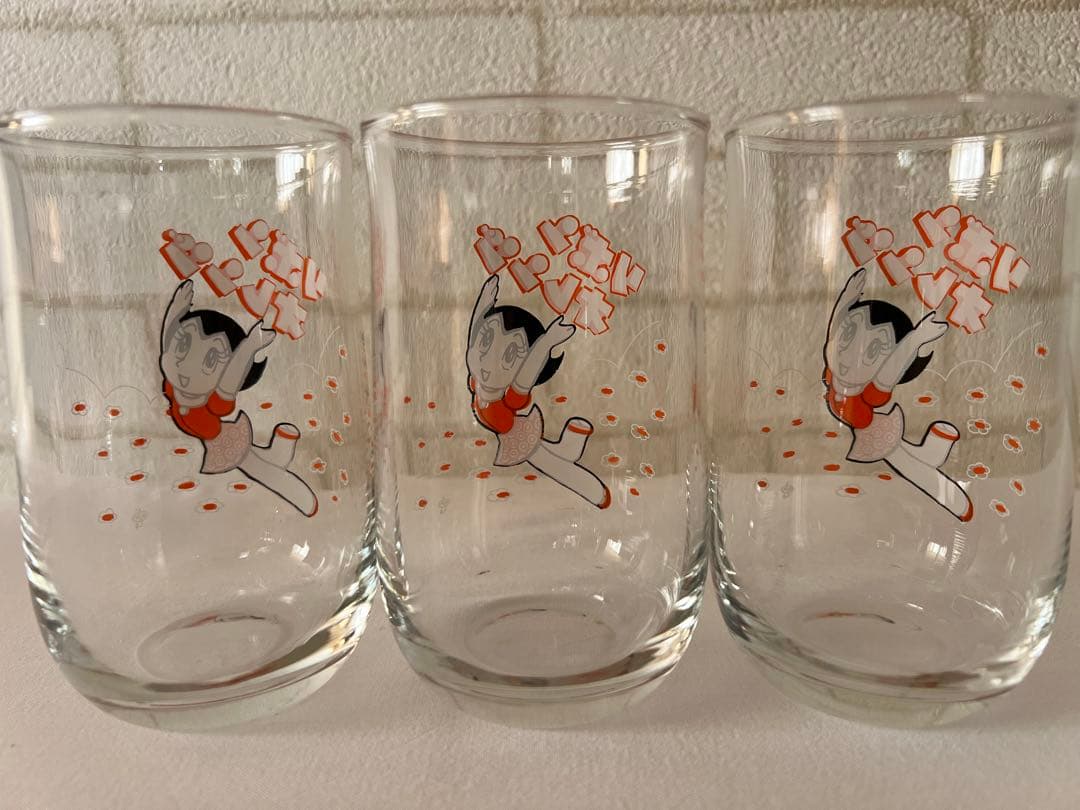 非売品 アトムグラス 2個×3箱セット 昭和レトロ 箱付