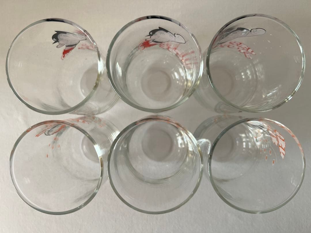 非売品 アトムグラス 2個×3箱セット 昭和レトロ 箱付