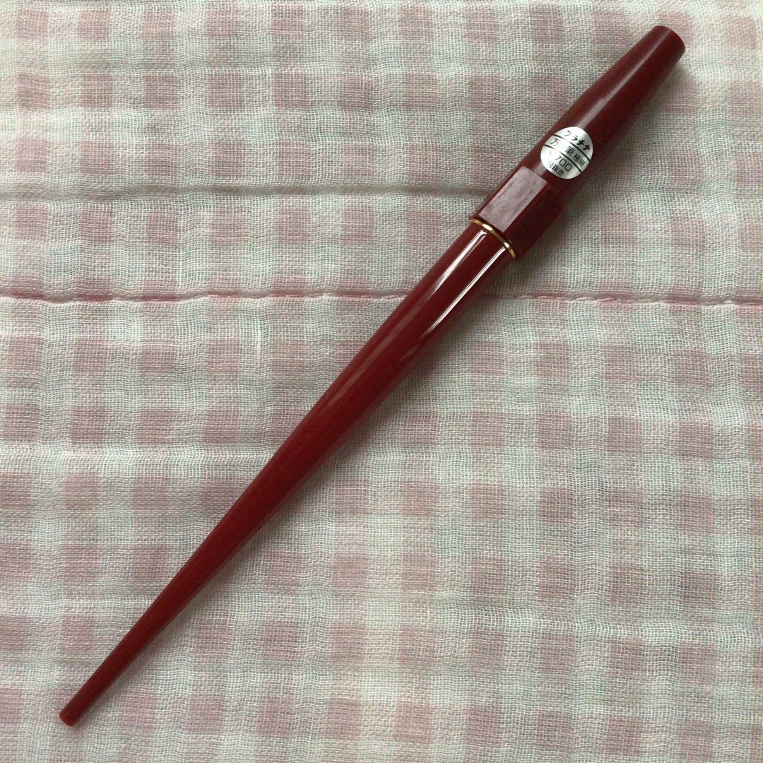 プラチナ 万年筆 デスクペン 極細 赤 廃盤 - メルカリ