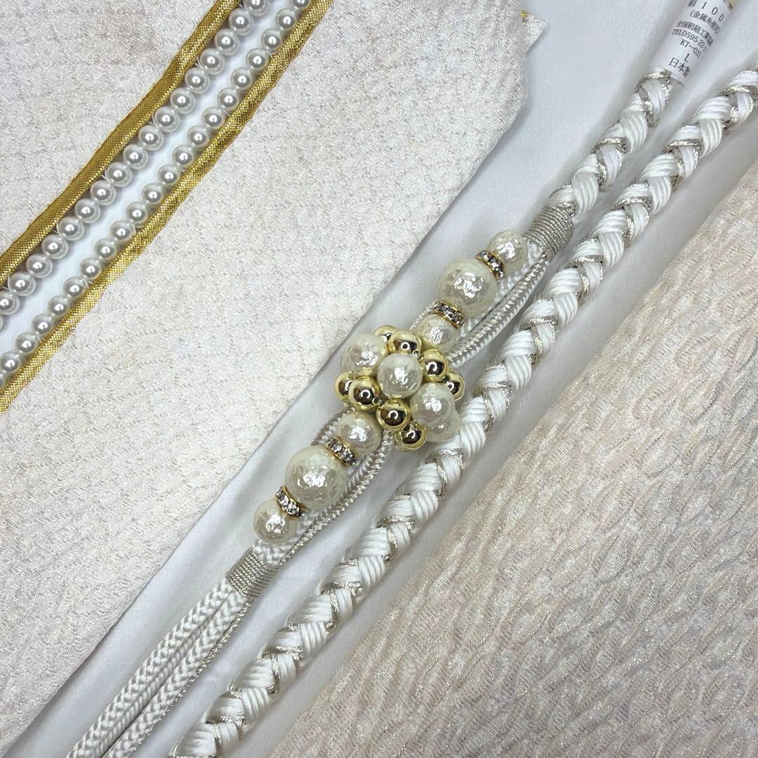 新品 振袖用 2026年新作モデル 帯締め 帯揚げ 半襟 重ね襟 セット