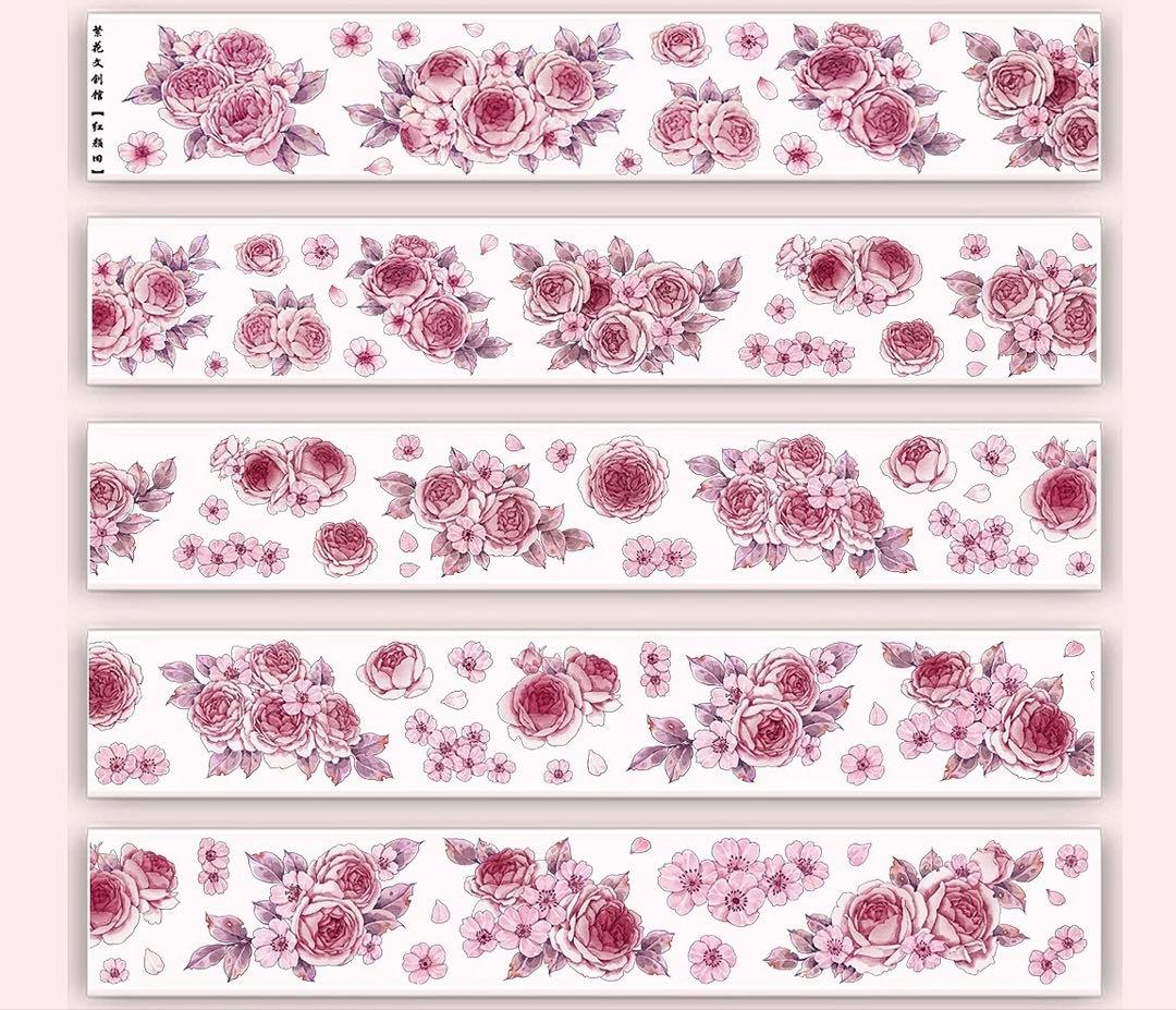 繁花文创《红颜旧》海外マスキングテープ　マステ 【2657】